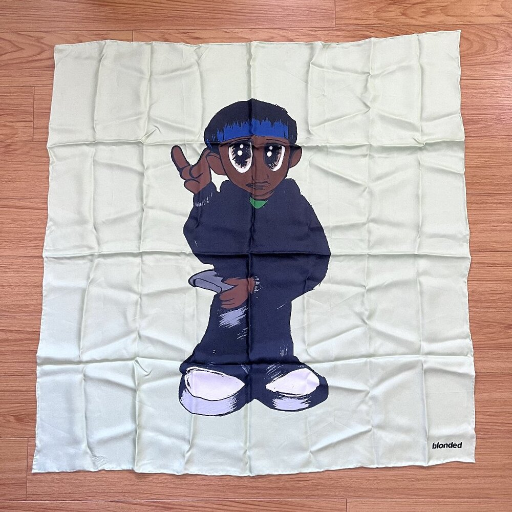 Frank Ocean Anime Blonded Silk Scarf